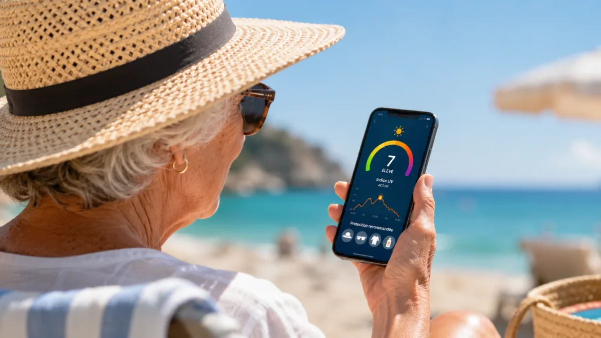 Pare-soleil et UV après 60 ans : les applications qui mesurent l'indice UV en temps réel