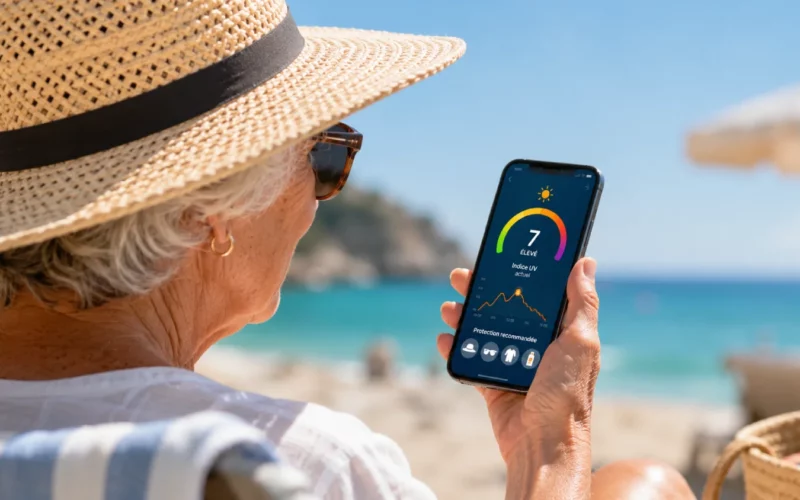 Pare-soleil et UV après 60 ans : les applications qui mesurent l'indice UV en temps réel